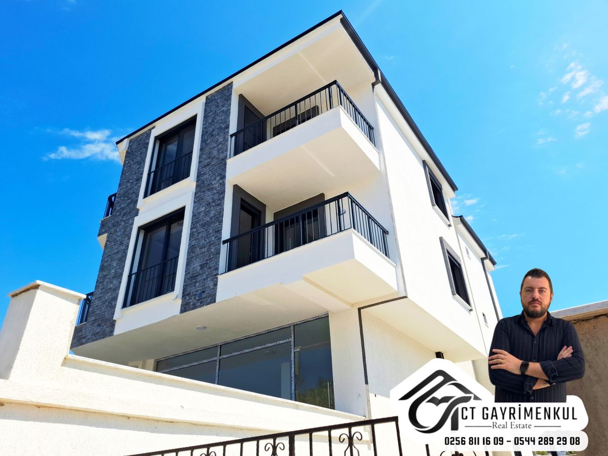 DİDİM'DE SATILIK 2+1 ORTA KAT CADDEYE ÜZERİNDE ASANSÖRLÜ SIFIR DAİRE