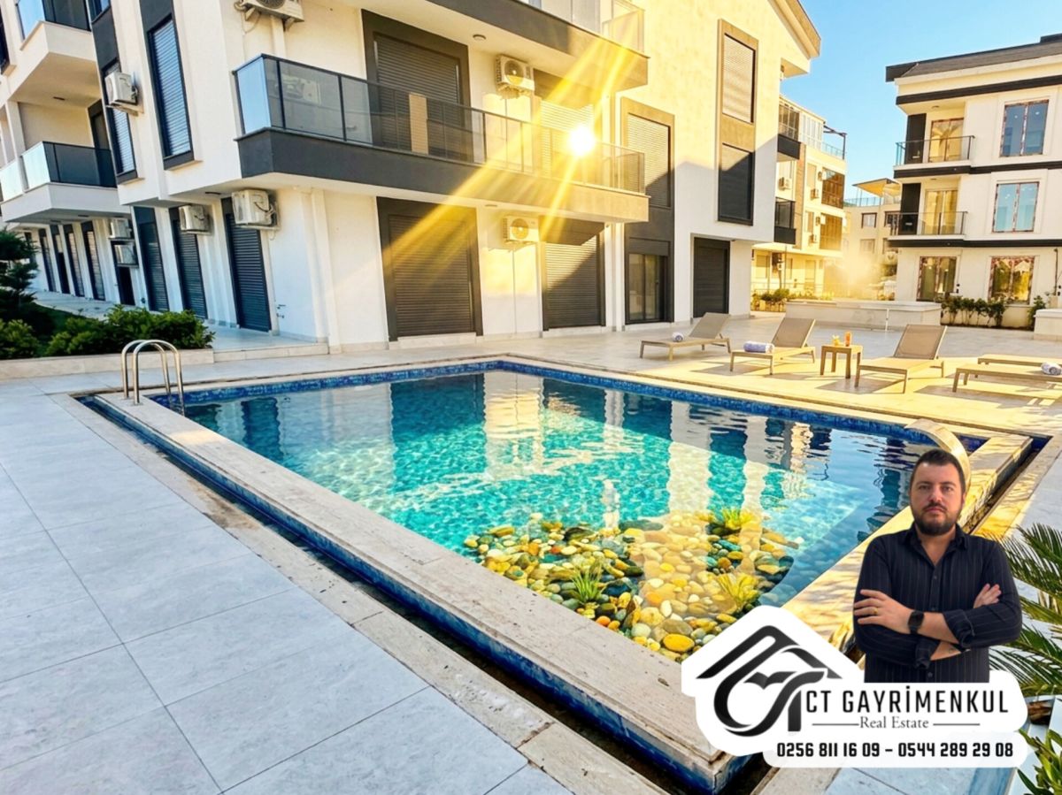 DİDİM'DE SATILIK 2+1 GİRİŞ KAT SİTEDE HAVUZLU DENİZE YAKIN SIFIR DAİRE