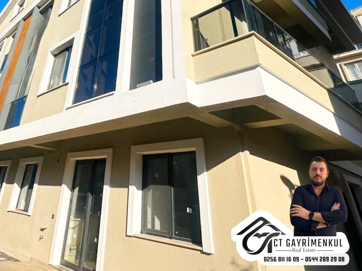 DİDİM'DE SATILIK 2+1 GİRİŞ KAT ÇARŞIYA YAKIN ÖN CEPHE SIFIR DAİRE