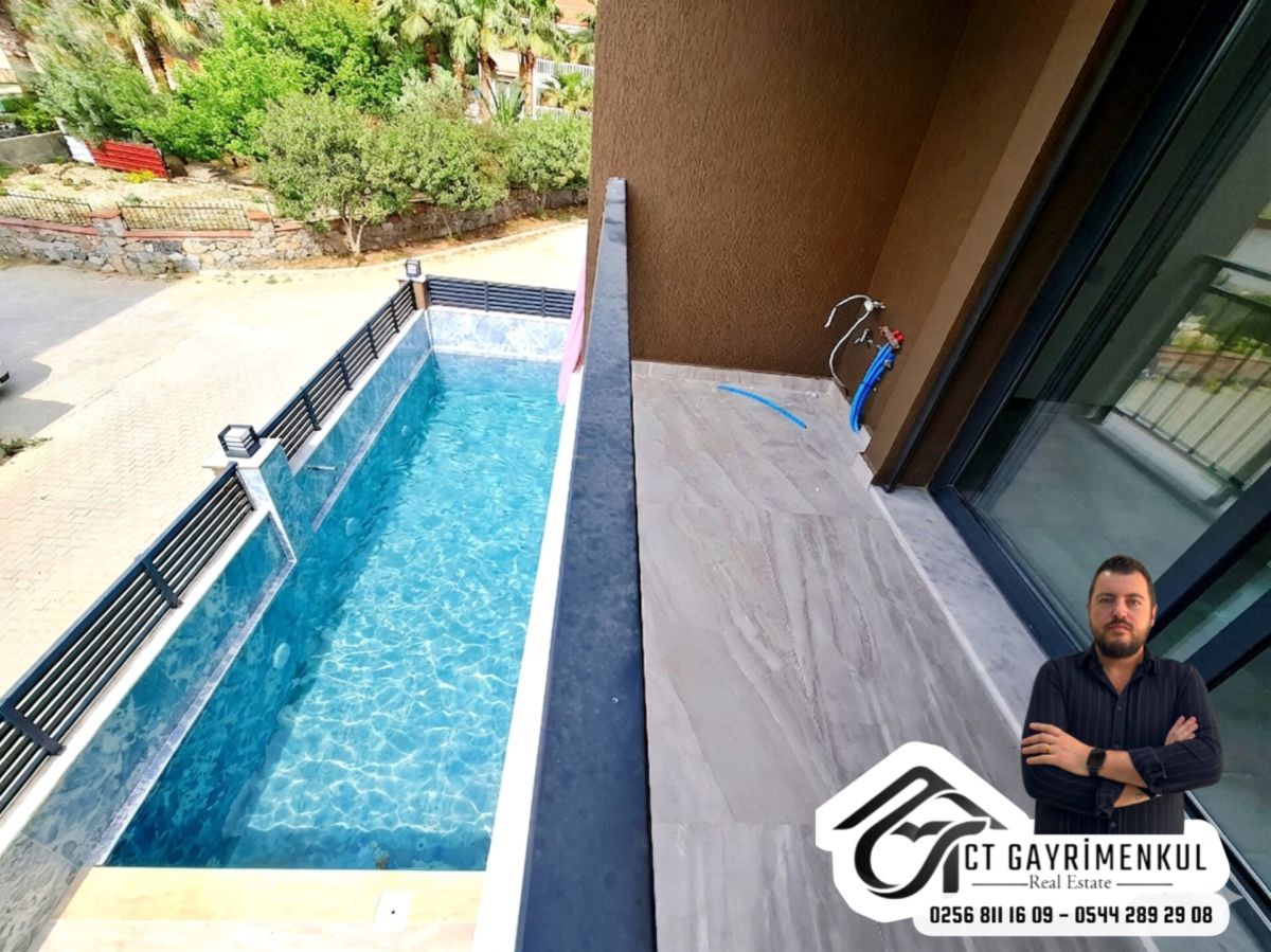DİDİM'DE SATILIK 1+1 ORTA KAT HAVUZLU ASANSÖRLÜ SIFIR DAİRE