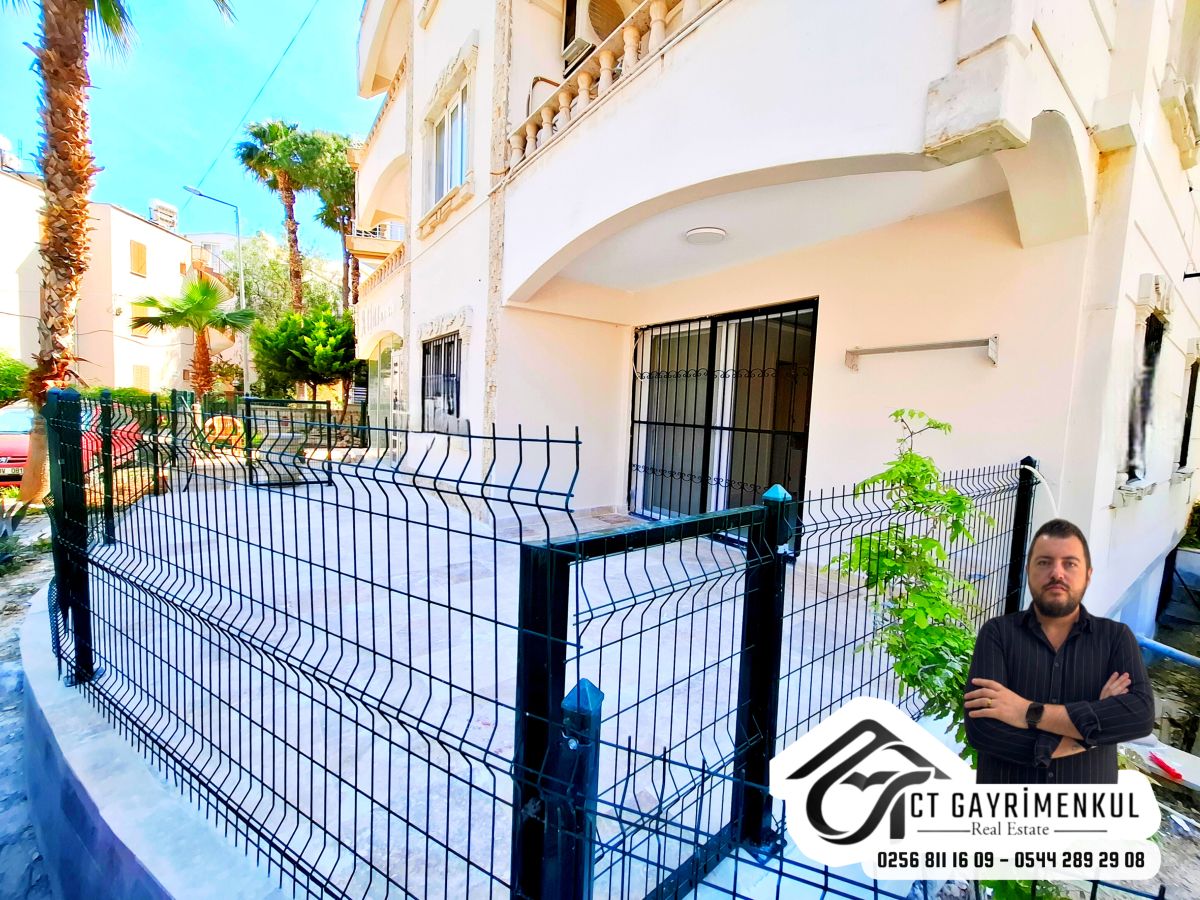 DİDİM'DE SATILIK 1+1  GİRİŞ KAT DENİZE YAKIN MÜSTAKİL BAHÇELİ DAİRE