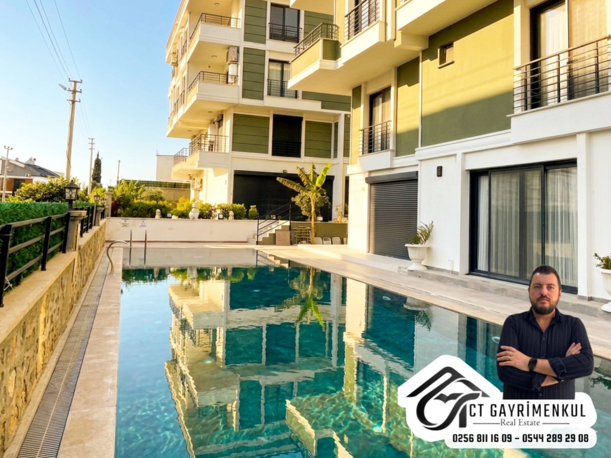 DİDİM'DE SATILIK 3+1 DUBLEX SİTEDE EŞYALI HAVUZLU ASANSÖRLÜ DAİRE