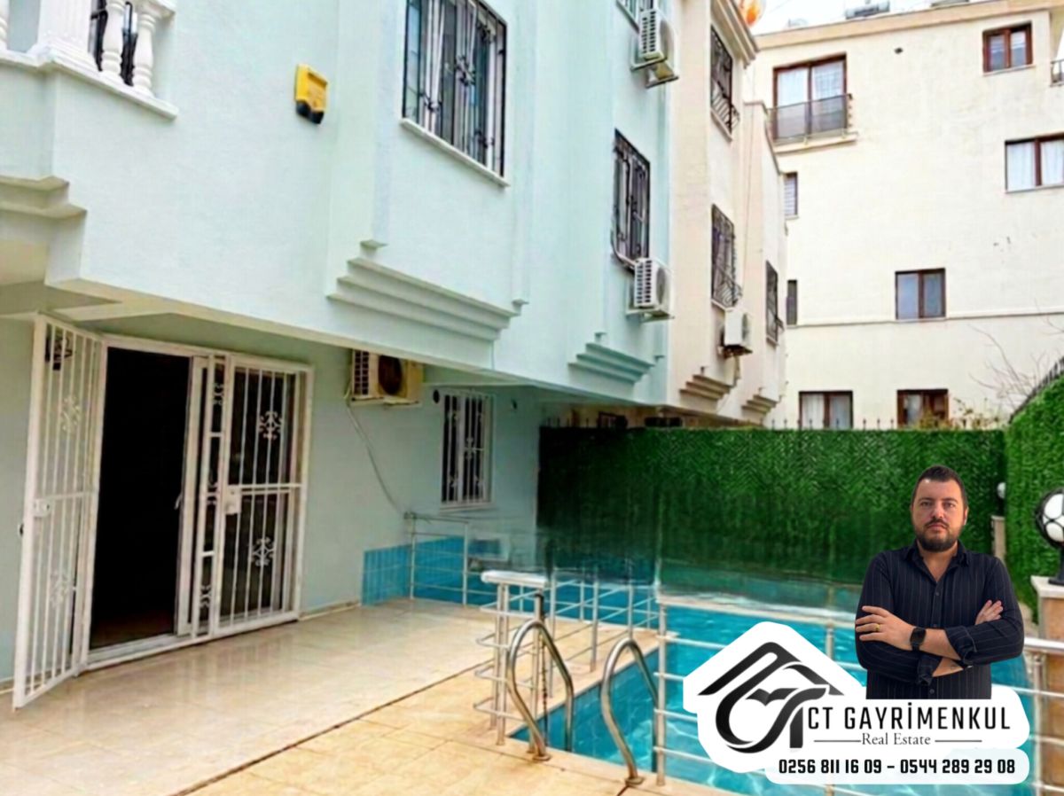 DİDİM'DE SATILIK 4+1  EŞYALI MÜSTAKİL GİRİŞLİ HAVUZLU TRİPLEX VİLLA
