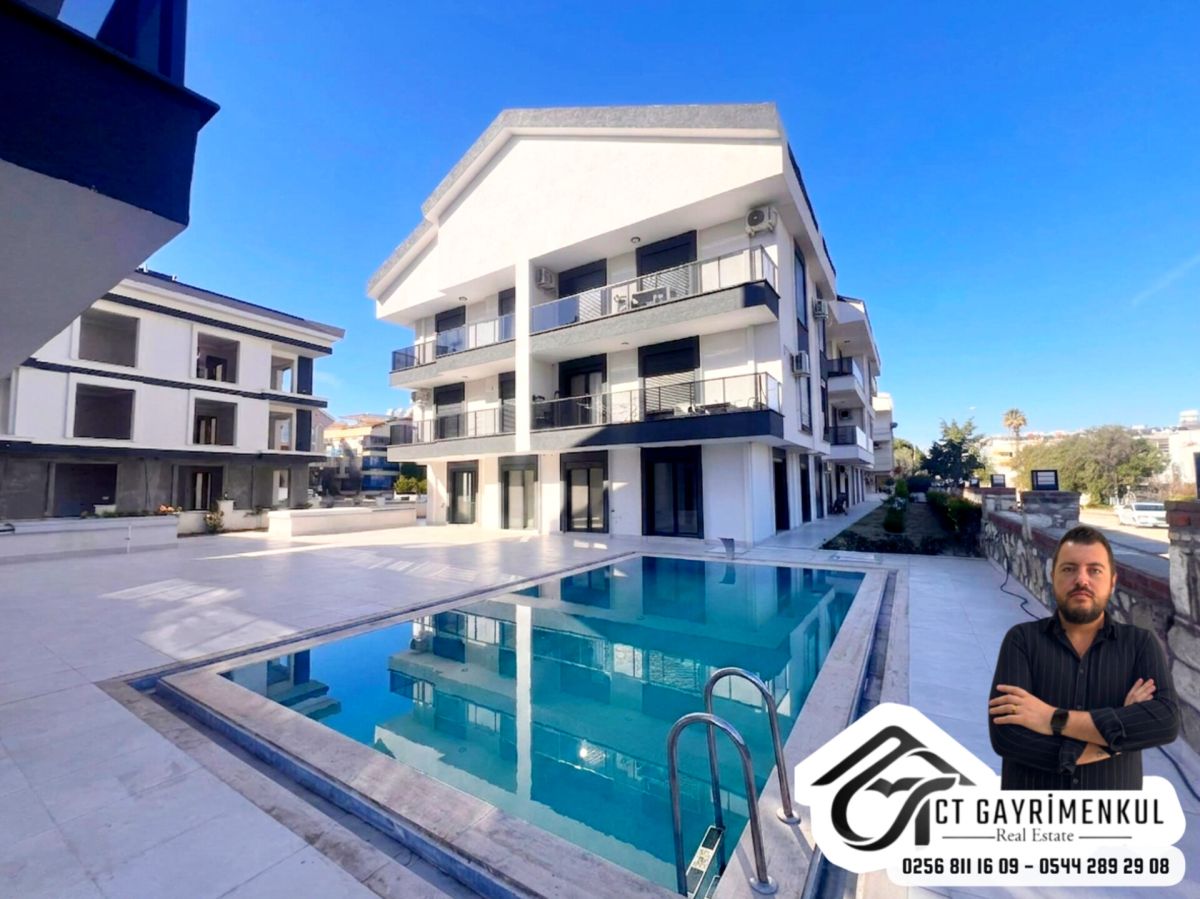 DİDİM'DE SATILIK 2+1 YÜKSEK GİRİŞ HAVUZLU SİTEDE EŞYALI SIFIR DAİRE