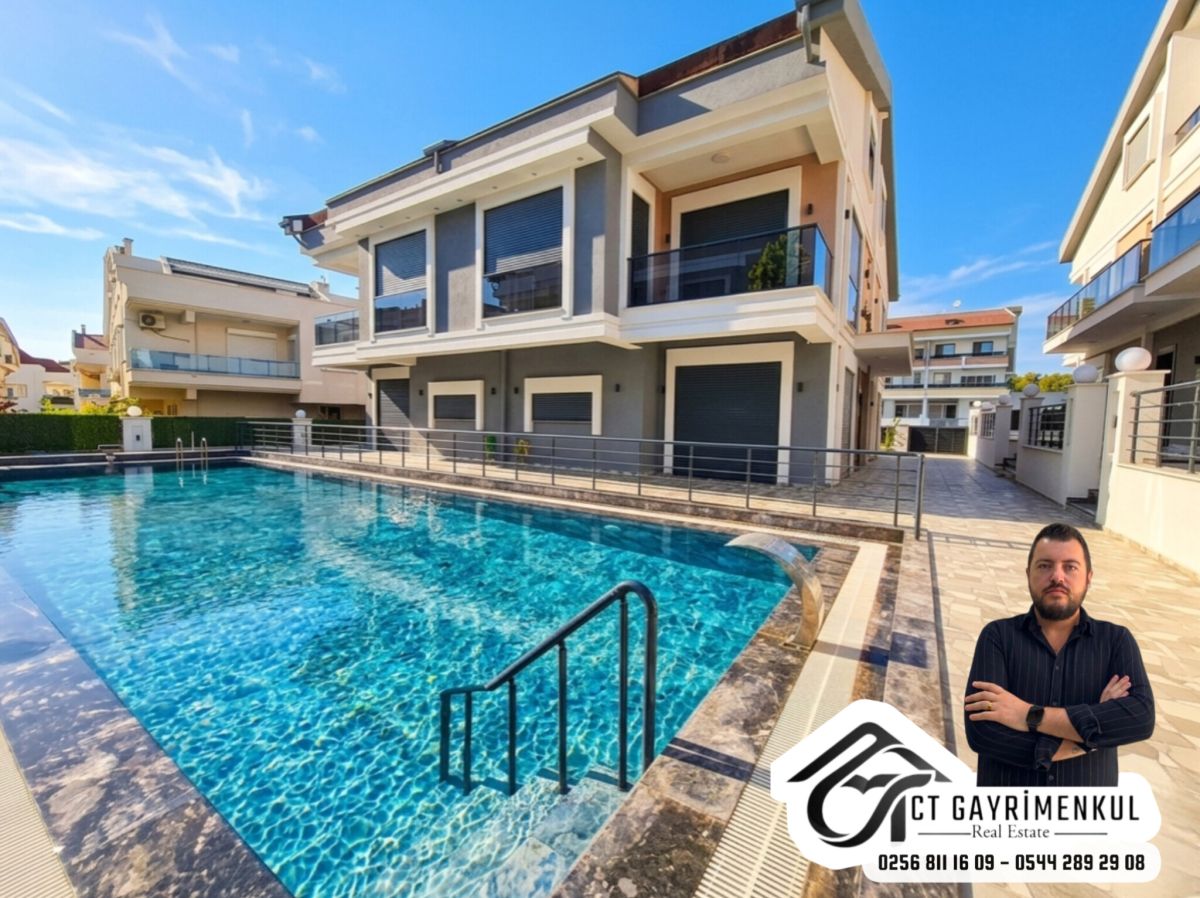 DİDİM MAVİŞEHİRDE 3+1 DENİZE YÜRÜYÜŞ MESAFESİNDE SİTEDE HAVUZLI SIFIR TRPLEX VİLLA