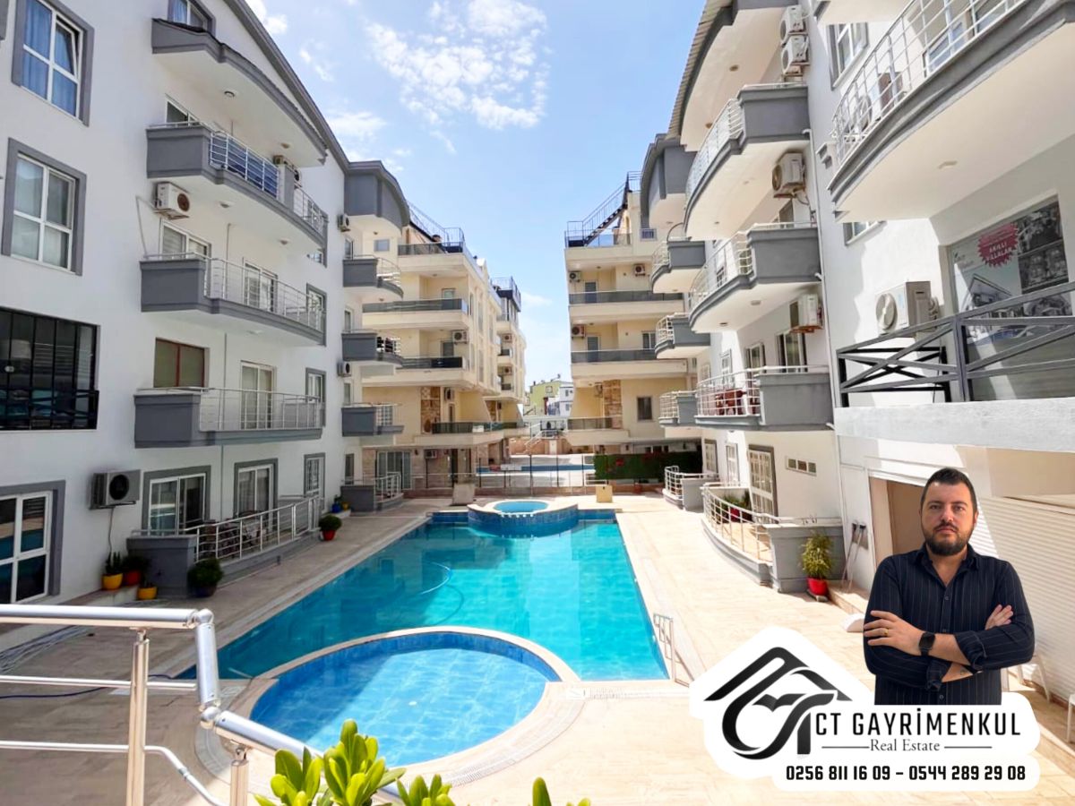 DİDİM'DE SATILIK 2+1 ORTA KAT HAVUZLU SİTEDE DENİZE YÜRÜME MESAFESİNDE DAİRE