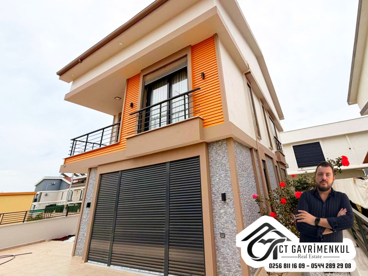 DİDİM'DE SATILIK 5+1 AYRI MUTFAK TAM MÜSTAKİL HAVUZLU BAHÇELİ EŞYALI VİLLA