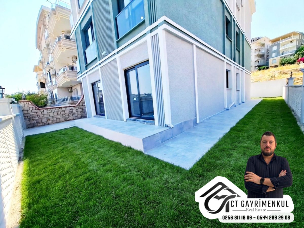 DİDİM'DE SATILIK 2+1 AYRI MUTFAK BAHÇELİ ÖN CEPHE SIFIR DAİRE