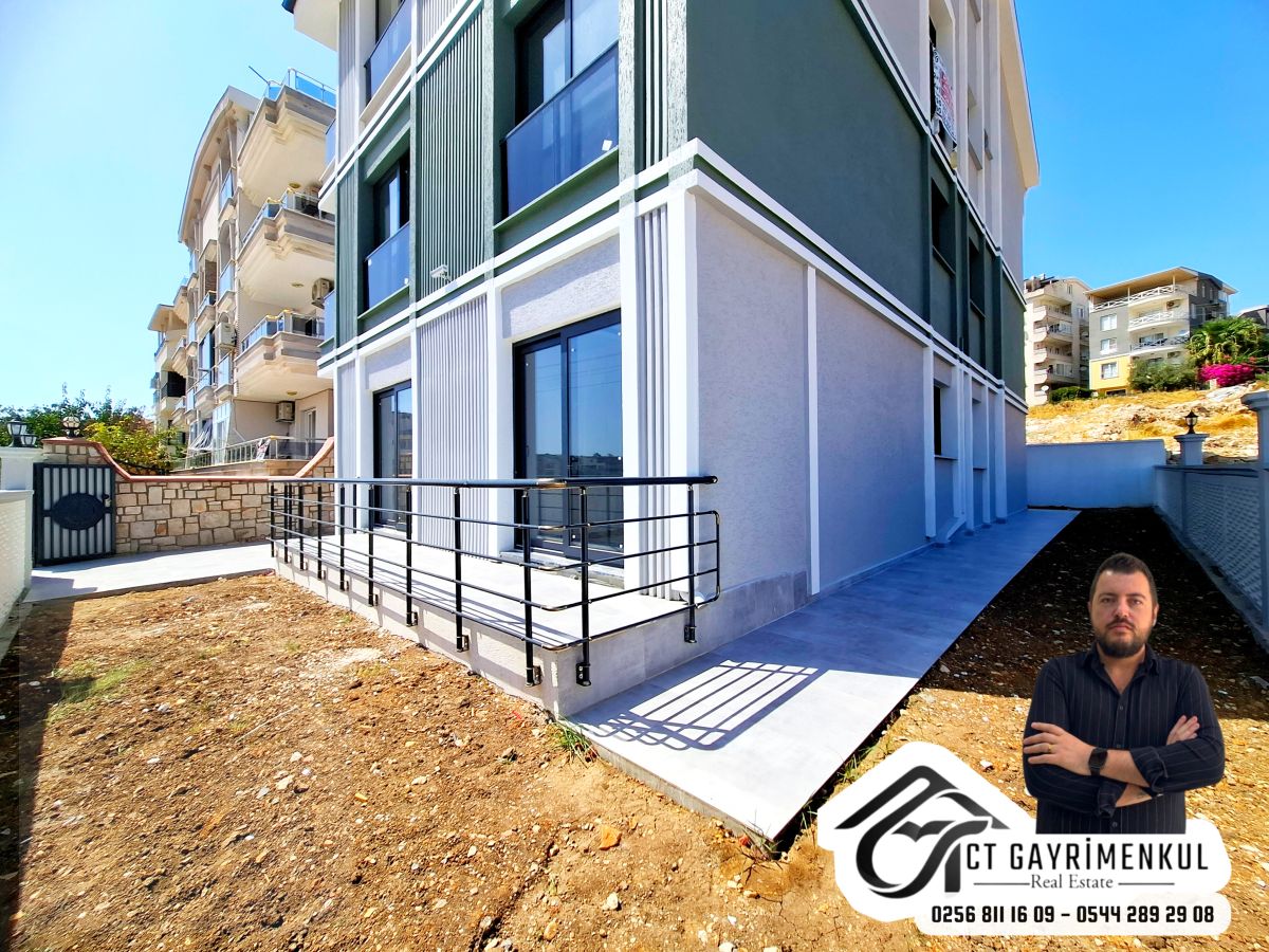 DİDİM'DE SATILIK 2+1 AYRI MUTFAK BAHÇELİ ÖN CEPHE SIFIR DAİRE