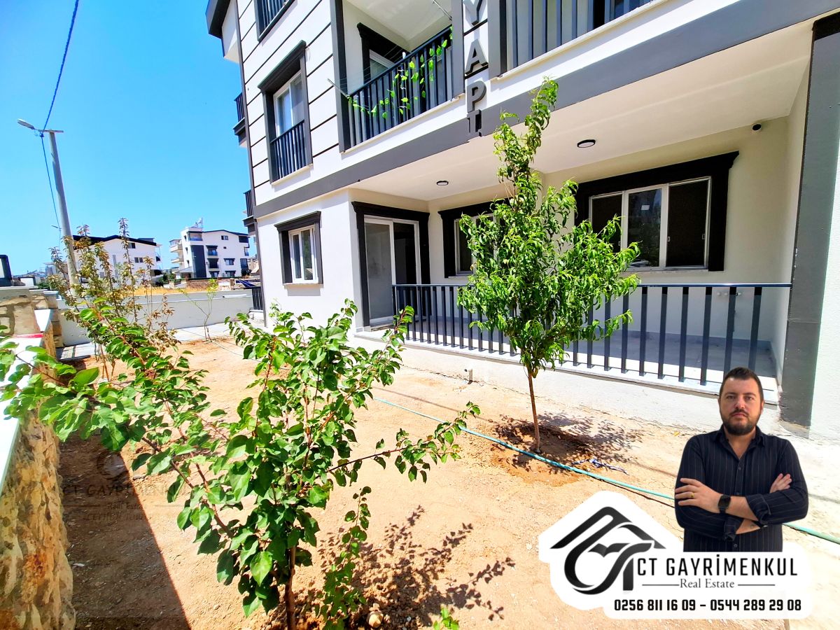 DİDİM'DE SATILIK 2+1  YÜKSEK GİRİŞ MÜSTAKİL GİBİ BAHÇELİ ÖN CEPHE SIFIR DAİRE