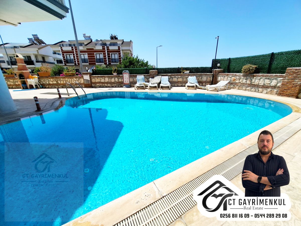 DİDİM'DE 1+1 YÜKSEK GİRİŞ MÜSTAKİL GİRİŞLİ HAVUZLU SİTEDE DAİRE