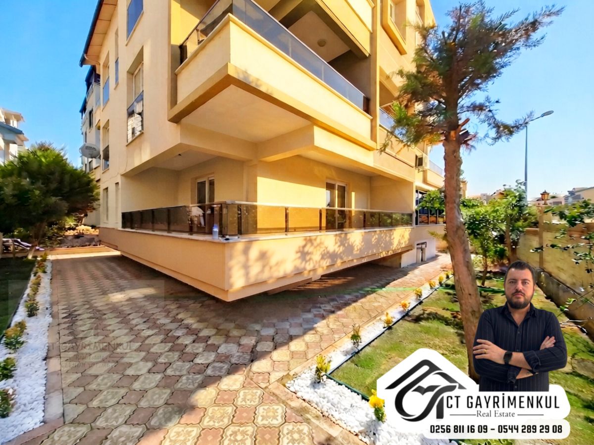 DİDİM'DE SATILIK 2+1 YÜKSEK GİRİŞ BAHÇELİ ÇARŞIYA YAKIN FULL YAPILI DAİRE