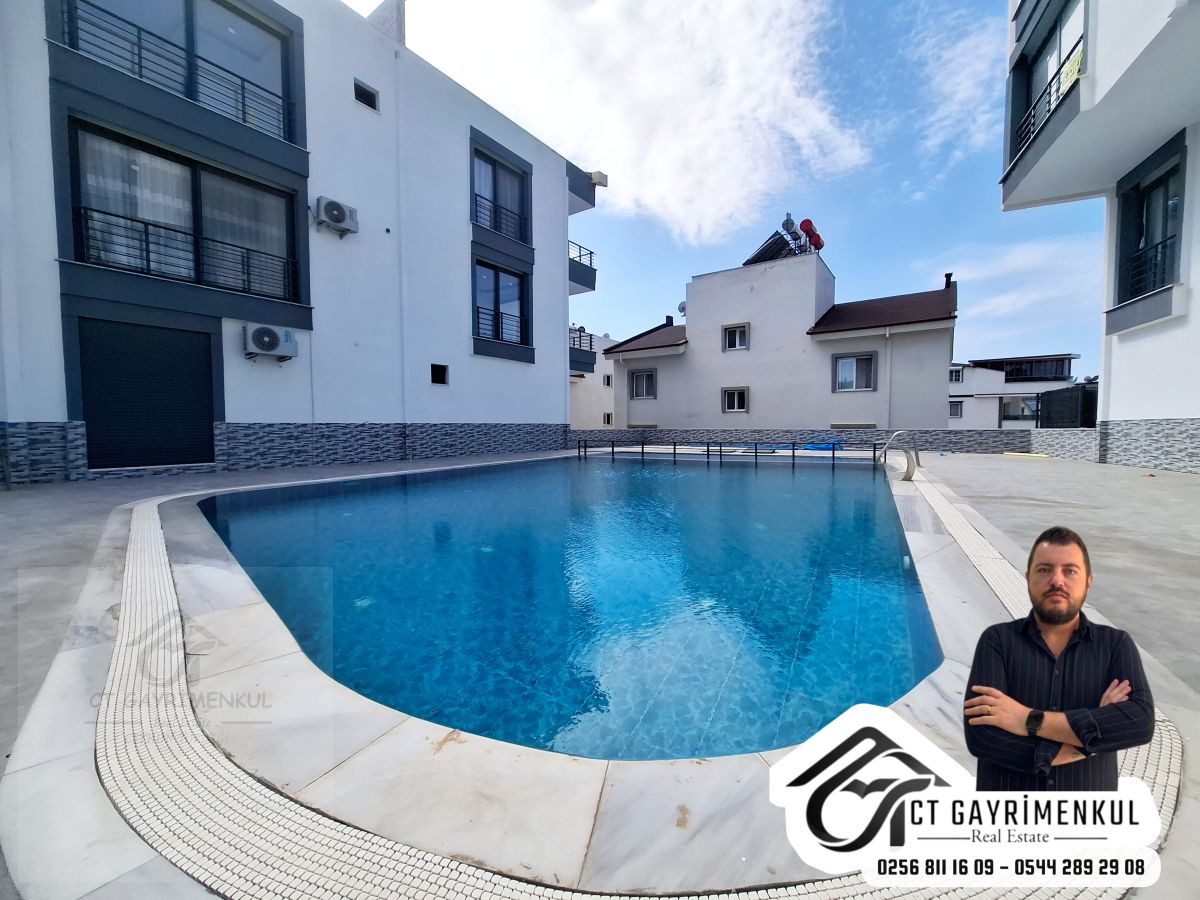 DİDİM'DE SATILIK 2+1 ORTA KAT HAVUZLU SİTEDE GENİŞ SIFIR DAİRE !