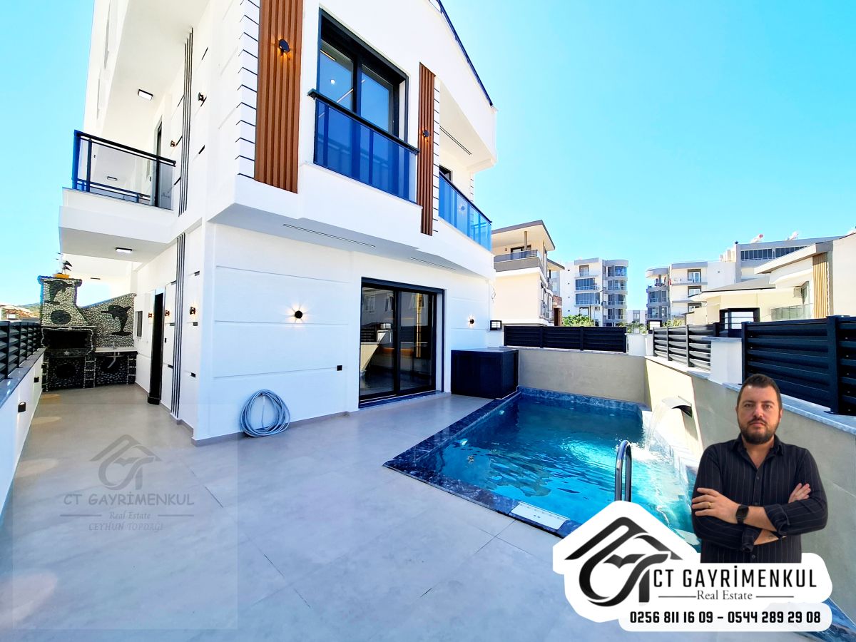 Didim'de Satılık 3+1 Müstakil Bahçeli Havuzlu Sıfır Ultra Lüks Deniz Manzaralı Özel Girişli Villa !