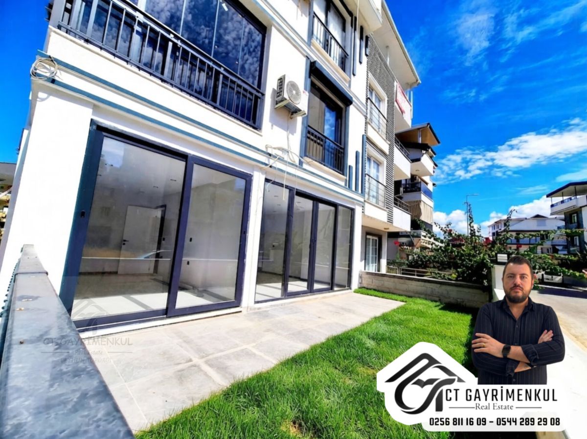 DİDİM'DE SATILIK 1+1 MÜSTAKİL GİRİŞLİ ÖN CEPHE BAHÇELİ SIFIR DENİZE YAKIN DAİRE !