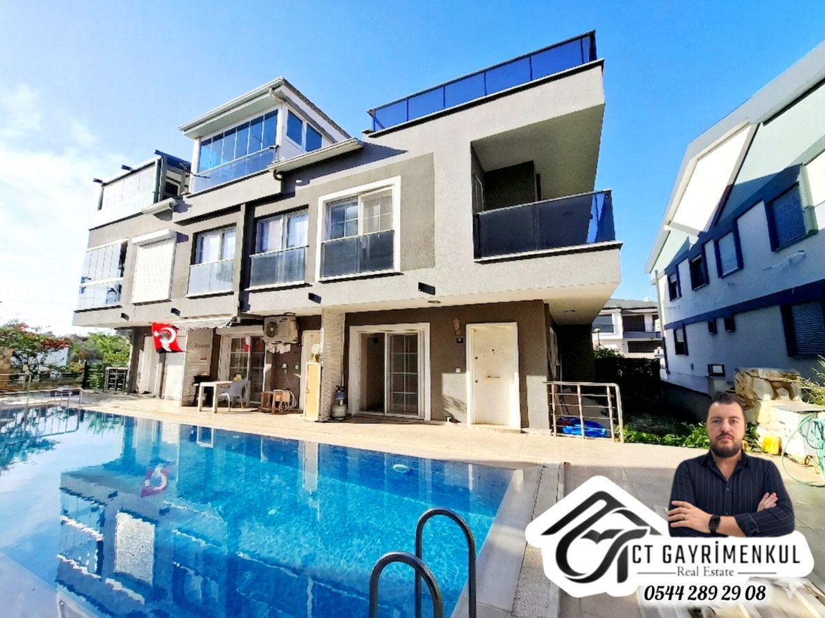 DİDİM'DE SATILIK  3+1  BAHÇELİ HAVUZLU SİTEDE SIFIR VİLLA