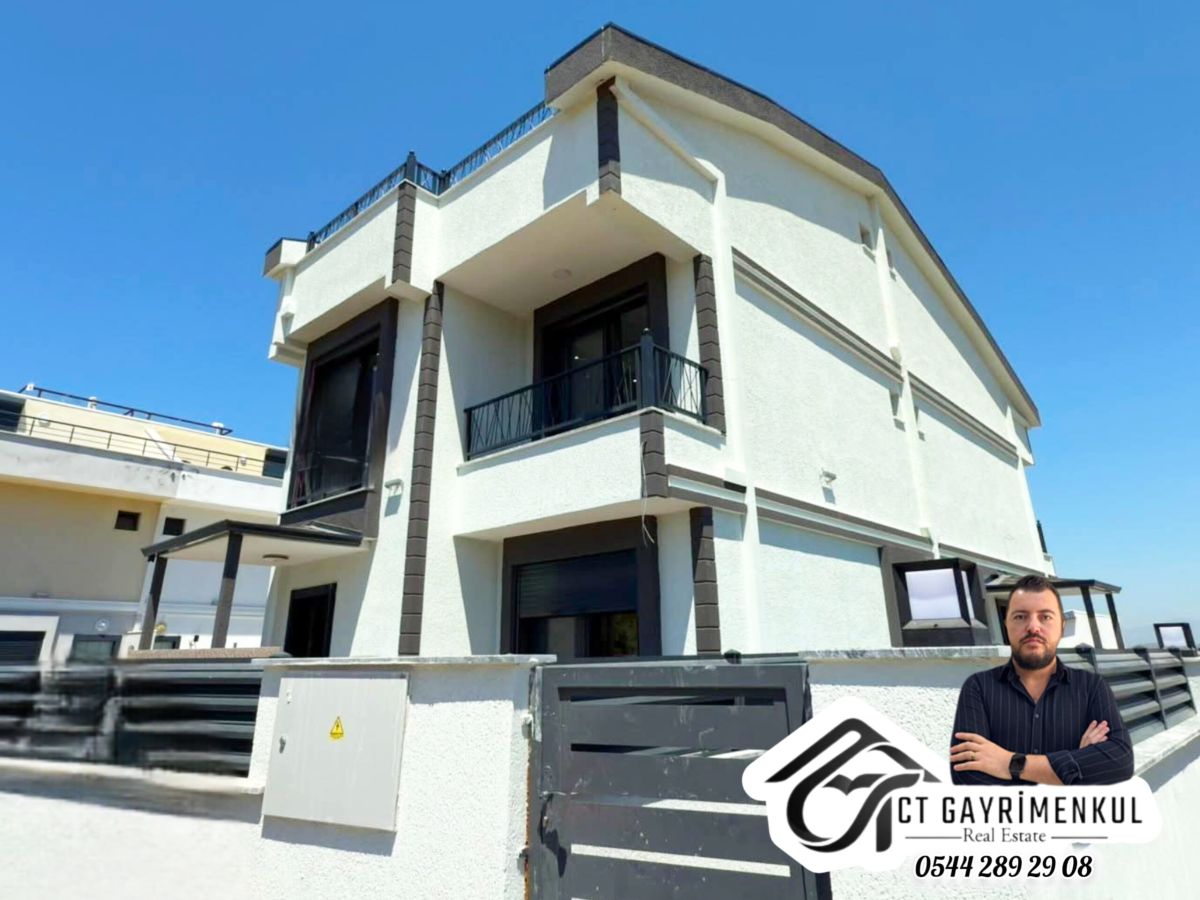 DİDİM'DE SATILIK  3+1  BAHÇELİ TRİPLEX SIFIR VİLLA