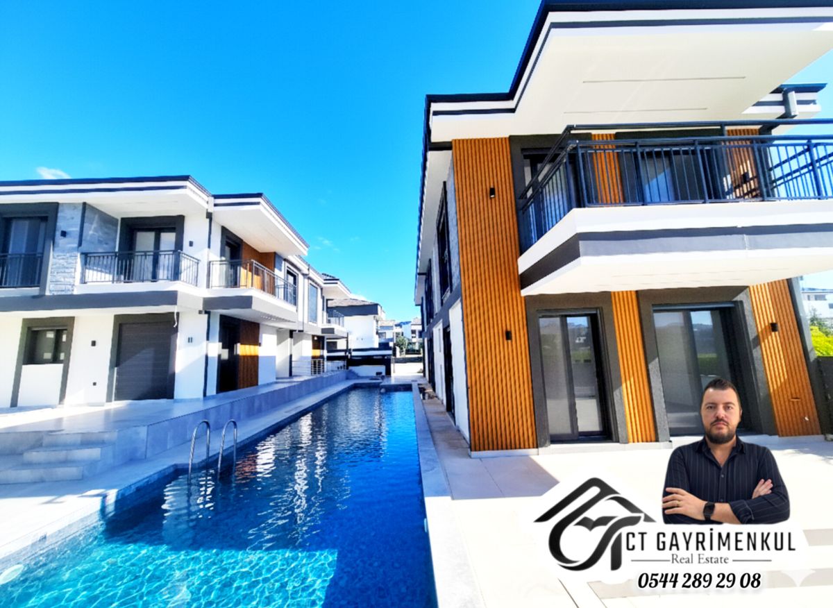 DİDİM'DE SATILIK  3+1  AYRI MUTFAK BAHÇELİ HAVUZLU EBEVEYN BANYOLU SIFIR VİLLA