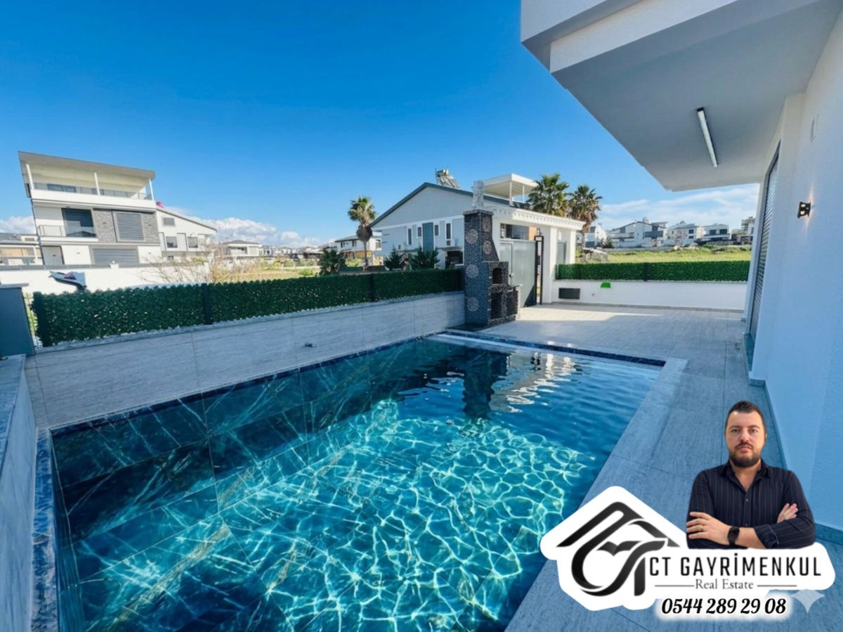 DİDİM'DE SATILIK  3+1  BAHÇELİ HAVUZLU OTOPARKLI SIFIR VİLLA