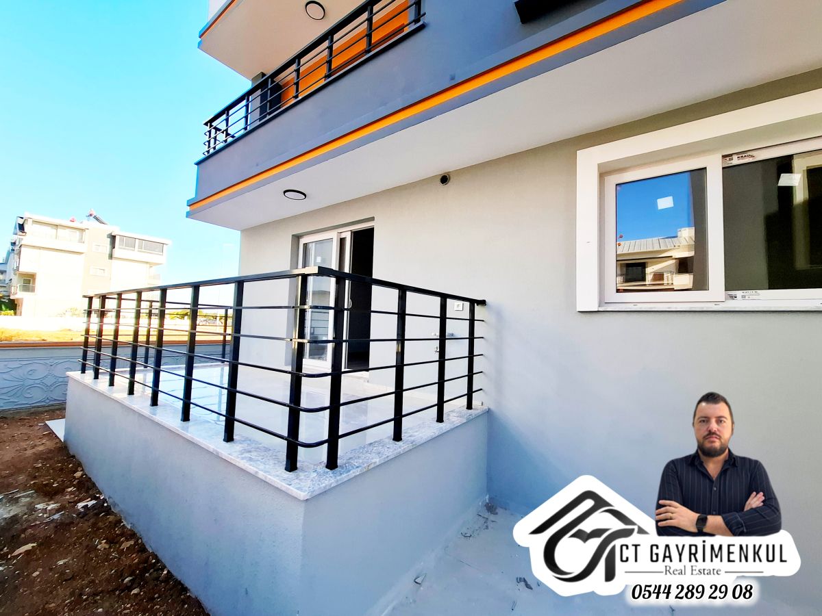 DİDİM'DE SATILIK 1+1 YÜKSEK GİRİŞ BÜYÜK TERAS BALKONLU BAHÇELİ DAİRE