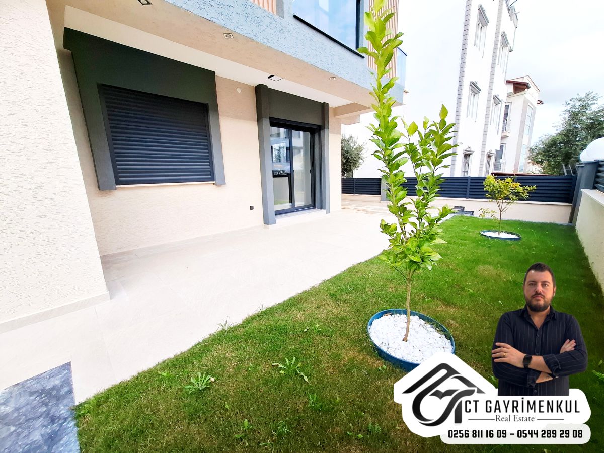 DİDİM'DE 1+1 YÜKSEK GİRİŞ ÇARŞIYA YAKIN BAHÇELİ SIFIR ÖN CEPHE DAİRE