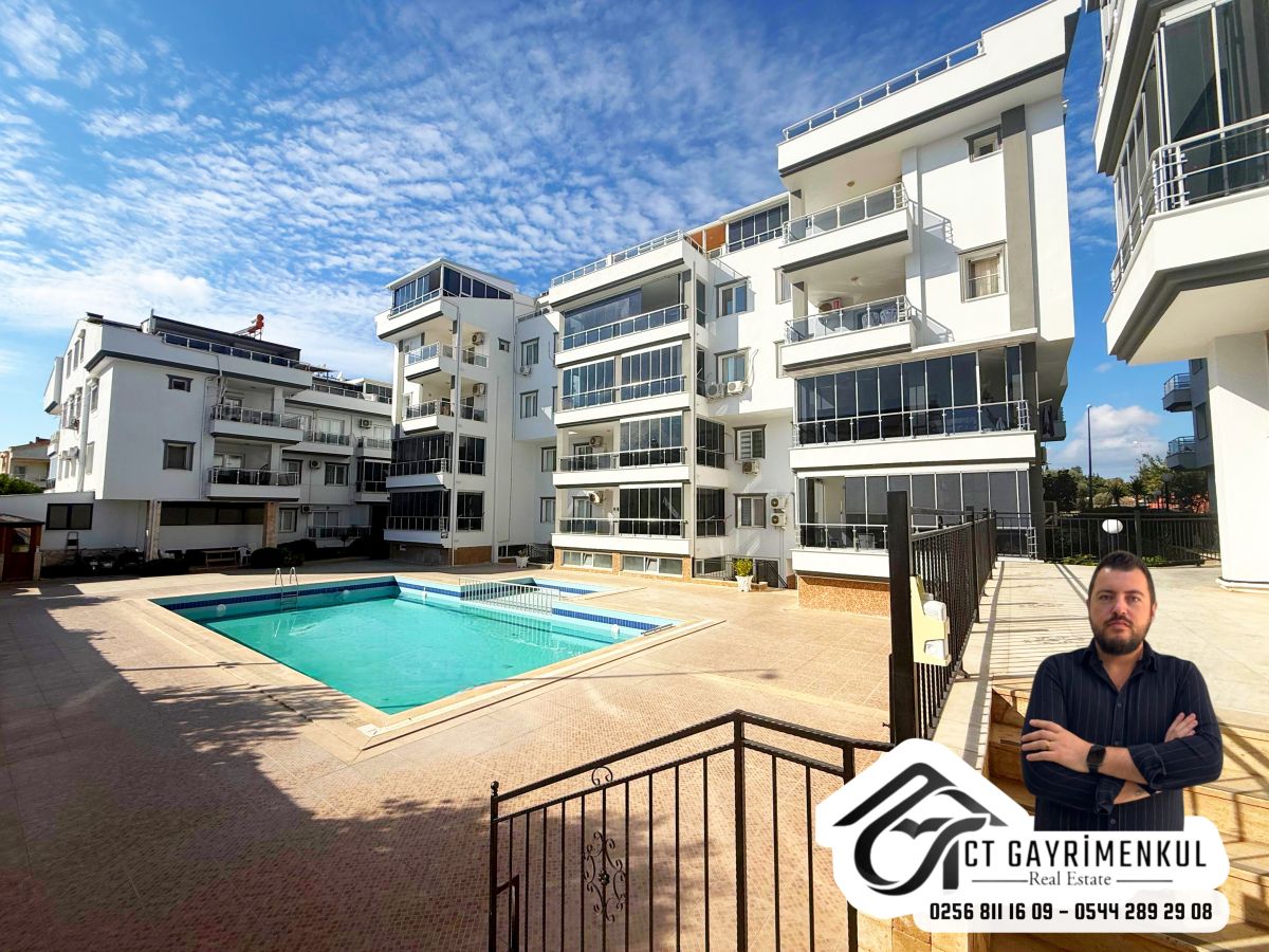 DİDİM'DE SATILIK 2+1  ORTA KAT HAVUZLU SİTEDE ÇARŞIYA YAKIN EŞYALI DAİRE