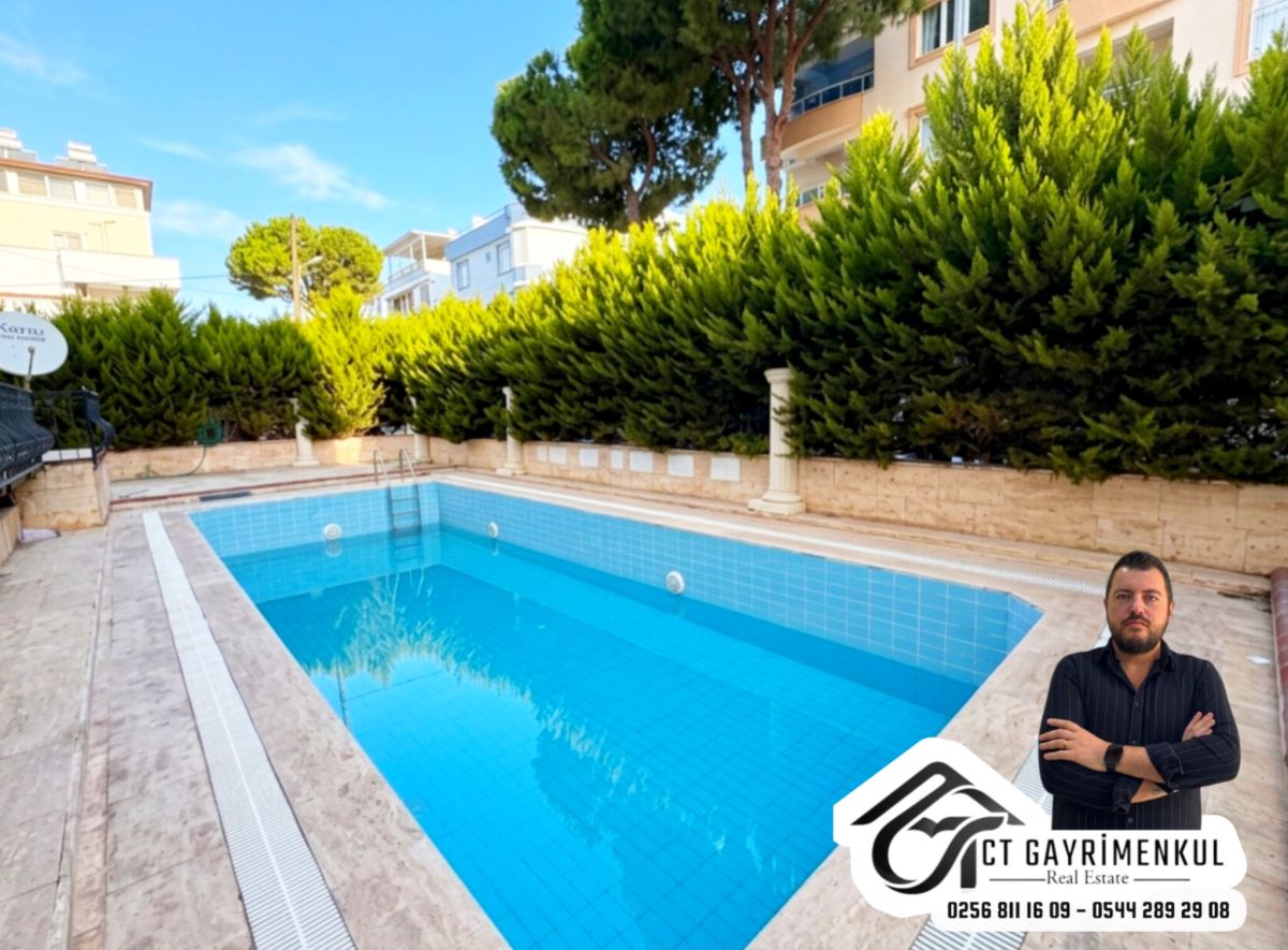 DİDİM'DE SATILIK 2+1 YÜKSEK GİRİŞ AYRI MUTFAK HAVUZLU DENİZE YAKIN DAİRE