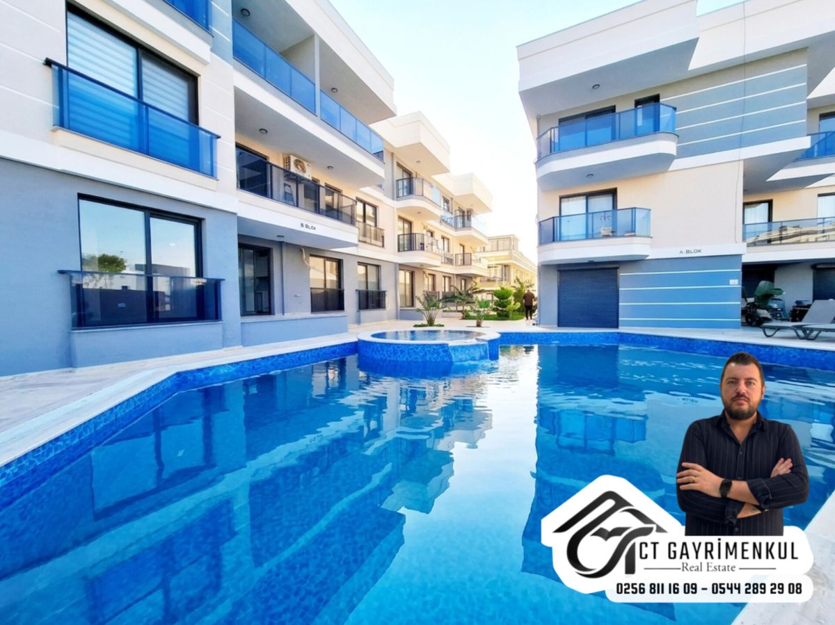 DİDİM'DE SATILIK 2+1 ORTA KAT HAVUZLU SİTEDE ASANSÖRLÜ DAİRE